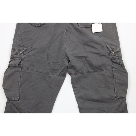 NOS Vtg 90s Marithe Francois Girbaud Mens 42x32 Regular Fit Strap Cargo Pants - Picture 10 of 12
